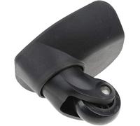Gcljlmy 1 paire de roulettes de rechange silencieuses pour valise à roulettes, valises rigides (noir - A05)