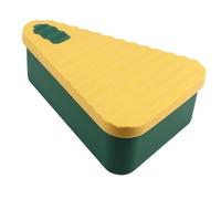 Gcljlmy Boîte de rangement à pizza de qualité alimentaire, polyvalente, légère, résistante aux températures de -40 °C à 200 °C (S Yellow Green)