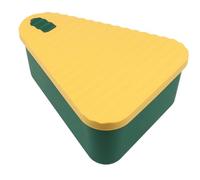 Gcljlmy Boîte de rangement à pizza de qualité alimentaire, polyvalente, légère, résistante aux températures de -40 °C à 200 °C (L Yellow Green)