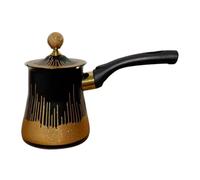 Gcljlmy Cafetière en acier inoxydable multifonction pour restaurant et cuisine avec poignée et couvercle, également idéale pour le camping et comme faitout de chocolat (550 ml)