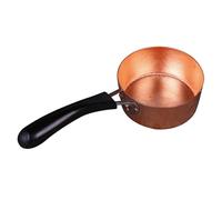 Gcljlmy Casserole à lait, casserole à tige, ustensiles de cuisine pour faire fondre le beurre avec poignée antidérapante, petite batterie de cuisine, casserole en cuivre pour