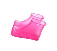 Gcljlmy Chaussures de bain de pieds - Portable - Polyvalent - Facile à nettoyer - Peu encombrant - Design cylindrique haut - Pédicure - Spa - Rose - 17 cm de hauteur