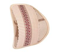 Gcljlmy Coussin de dossier en maille pour chaise de bureau de voiture avec maille respirante - Support dorsal ergonomique - Support lombaire de voiture - Beige