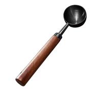 Gcljlmy Cuillère à café - Cuillère à café - Cuillère à café - Pour épices et poudre - Outil de cuisine en vrac - Noir - 16 cm x 3,5 cm