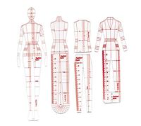 Gcljlmy Ensemble de règles de dessin de mode pour (B)
