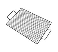 Gcljlmy Foyer Grille de Barbecue Rectangulaire Portable Treillis métallique Antiadhésif Grille de Barbecue en Métal pour Camping Fête en Plein Air