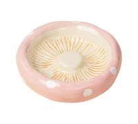Gcljlmy Gamelle en céramique pour hamster - Pour cochon d'Inde - Fourniture de petits animaux de dessin animé - Pour hamster sauvage - Tête de champignon