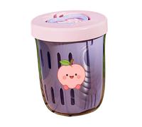 Gcljlmy Gobelet de rangement pour salade de fruits avec égouttoir et poignée, de haute qualité, pratique, avec couvercle et fourchette, portable pour fêtes et (style A)