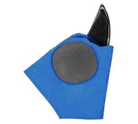 Gcljlmy Horse Masque anti-mouches en maille filet avec oreilles, bleu royal en lycra doux avec protection UV, confortable pour chevaux, protection contre le soleil et les insectes