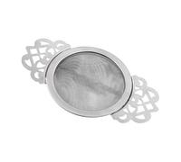 Gcljlmy Machine à thé en maille fine - Accessoires résistants à la rouille avec poignées - Passoire en maille - Pour les foyers de théière - Argenté