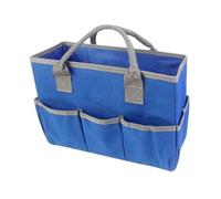 Gcljlmy Porte-documents portable pour enseignant, organiseur de documents, sac d'organisation, outils de jardin, sac de transport, dossier, voyage, art, papeterie, bleu