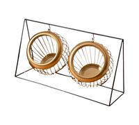 Gcljlmy Porte-dosettes de café, récipient à collation/bonbons, porte-capsules à expresso inoxydable, organisateur de bureau pour le plan de travail, salon, cuisine (doré)