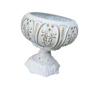 Gcljlmy Pot de fleurs, style français, décoratif, pour plantes d'intérieur, porte d'entrée, fleurs séchées, décoration de table, 19,5 x 14 cm