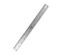 Gcljlmy Règle en acier inoxydable dessin précis marque-page de bureau épaissi MM droit souverain dessinateur (30 cm)