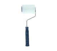 Gcljlmy Rouleau à pointes pour chape, rouleau à ciment autonivelant, facile à saisir, fournitures de peinture, rouleau de sol, mélange de chape, rouleau de peinture, 10,2 cm