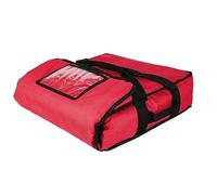 Gcljlmy Sac à pizza Develivey - Léger - Pour garder au frais le chauffe-pizza - Sac de transport - Sac isotherme pour, Rouge 50 x 50 x 16 cm, ABC
