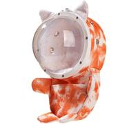 Gcljlmy Sac de transport Petit écureuil Voyage Sacs à main Rat Souris Petits Animaux Porter Épaule Chinchilla Bretelles Sortantes Cage (Orange)