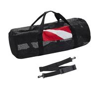 Gcljlmy Sac Scuba en maille - Double fermeture éclair - Portable et respirant - Sac de rangement pour la natation, la gym, le surf