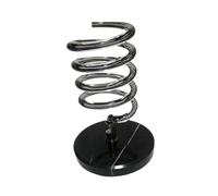 Gcljlmy Support de sèche-cheveux en spirale pour salon de coiffure, cadeaux polyvalents et bien rangés, salle de bain, accessoires de rangement pour chambre à coucher (noir)
