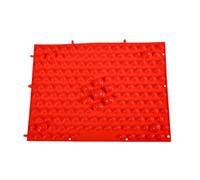 Gcljlmy Tapis de massage sensoriel des pieds, tapis d'acupression, tapis sensoriel créatif pour l'entraînement, la maison, le fitness, le bureau, les jeux de plein air (rouge)