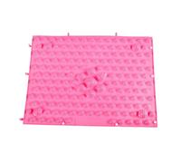 Gcljlmy Tapis de massage sensoriel des pieds, tapis d'acupression, tapis sensoriel créatif pour l'entraînement, la maison, le fitness, le bureau, les jeux de plein air (rose)