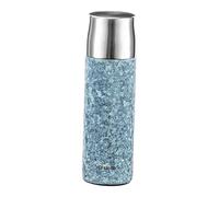 Gcljlmy Tasse à thé isotherme en titane - Portable - Avec couvercle - 480 ml - Bouteille d'eau de sport pour le bureau à domicile (bleu)