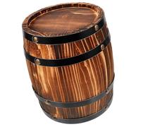 Gcljlmy Tonneau de vin en chêne, grande capacité, fût de vin en bois, rétro, distributeur de vin pour cocktail, bière - décoration de la maison (café, L)