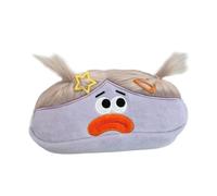Gcljlmy Trousse à crayons en peluche, sac à papeterie, grande capacité, sac à crayons de dessin animé, sac à crayons DIY pour garçons et filles, lilas, Capybara