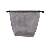 Gcljlmy Trousse de toilette portable en maille - Organisateur de cosmétiques - Pour les voyages, l'université, le dortoir, la douche, les choses importantes, le bain, les cosmétiques pour femme, gris