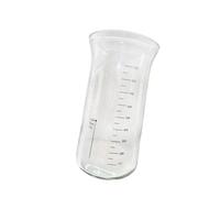 Gcljlmy Verre de démarrage, accessoire de cuisson du pain, polyvalent, gradué, récipient gradué, récipient gradué en verre pour un usage quotidien, lait de salle à manger