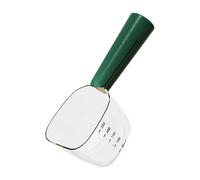 Gcljlmy Verre doseur pour chat, pelle à nourriture pour chiens et chats, multifonction, avec échelle, distributeur de nourriture, cuillère doseuse pour nourriture pour chien, cuillère pour chien