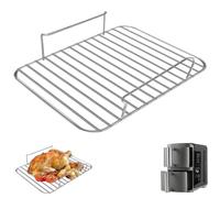 GCQ Grille de friteuse à air comprimé pour friteuse à air Ninja SL401 DoubleStack XL, 21,6 x 18,3 x 4,6 cm, accessoires de friteuse à air chaud, grille de cuisson