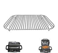 GCQ Stainless Steel Rack, 12.6×8.7 IN Flex Flame Combi Accessories Outdoor Indoor Grill Stand for Ninja Woodfire OG701 OG751 and other Wood fire Electric Air Fryer, Dishwasher Safe
