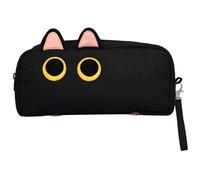 Gcroet 1PC Cat Cat Catre, capacité Oxford Clots Pen Organizer Case avec Fermeture éclair et Corde, Pochette au Crayon pour Les Fournitures Scolaires de Bureau pour Filles..