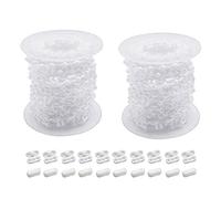 Gcroet 2 pcs chaîne de Fond Aveugle Vertical, chaîne de stabilisation inférieure de substantion des aveugles verticaux, 127 mm chaîne de Fond en Plastique de chaîne de chaîne en Plastique Vertical