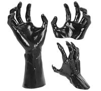 Gcroet 3pcs Halloween Decorations Demon Fake Hand Wall Stated Stated, Mur Effrayant à la Main, Horreur Grandeur Nature pour la Maison de décoration Gothique Style de Maison hantée 1
