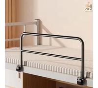 Gcroet Barrières de lit pour Adultes âgés - Garde-lit réglable en métal pour Adulte - Rails de sécurité à Clipser sans perçage pour étudiants, Femmes Enceintes, Personnes handicapées.