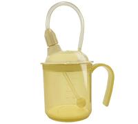 Gcroet Béchers pour les personnes âgées, 300 ml de gobelets pour adultes à l'épreuve des déversements avec échelle, tasses de dysphagie avec paille et poignée, tasse consommation adulte pour
