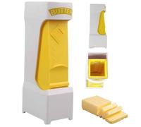 Gcroet Coupe-Beurre, trancheur à Un Seul bâton, Distributeur de Beurre sans Effort, Coupe-Fromage Polyvalent avec Lame en métal, Outils de Cuisine pour Fruits et légumes.