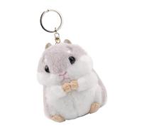 Gcroet Hamster Keychains Mini clés Animaux pelues en Peluche de Sac à Main