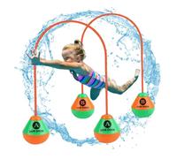 Gcroet Jouet de Natation pour Enfant Porte de plongée Jouet plongée Porte sous-Marine Nager à Travers pour Anneau Piscine pour Jeu d'eau 1.5 m * 5 cm 2 pièces...