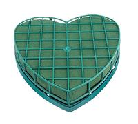 Gcroet Mousse de Fleur en Forme de cœur pour Table de Voiture Florale décoration Accessoires Cadeaux de fête de fête de Mariage Oasis, Mousse de Fleur en Forme de Coeur, Briques en Mousse Florale,