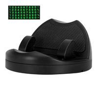 Gcroet Support de téléphone Portable pour Tableau de Bord Rotatif à 360°, Support Voiture pour téléphone Portable avec Base antidérapante, Plaque d'immatriculation et Boucle à Ressort pour Voiture..