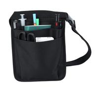 Gcroet Tablier de serveur avec boucle, tablier de serveuse en tissu Oxford 7, 1 x 9, 8 pouces avec poches, pochette serveur à ceinture réglable pour restaurants, jardinage, soins infirmiers...