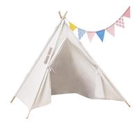 Gcroet Tente pour Enfants Tentes de Jeu Graffiti pour Filles Tente de Princesse avec Sac Rangement et bannière Drapeau Maison Jeu Lavable avec fenêtre Respirante pour Enfants..