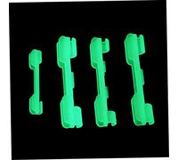 Gcroet Tige Tige Titulaire Clip de pêche de Nuit sur des bâtons fluorescents connecteurs m 10pcs-pêche Flotteur Titulaire Titulaire Lumineux Effet de pêche Accessoire Accessoire Titulaire de Carte