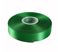 GCS Ruban de satin pour travaux manuels, cadeaux, mariage, décoration - Nombreux coloris - Rouleau de 23 m x 20 mmDe nombreuse couleurs disponibles., vert émeraude, 20 mm