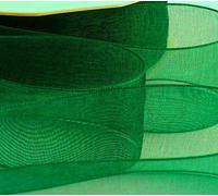 gcs Vert 10 mm Ruban d'organza, 46 m/45,7 m Rouleau, Achetez 3 et Bénéficiez d'4ème gratuit Londres.