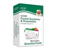GCSE AQA French: Grammar & Translation Revision Question Cards (For exams in 2025)