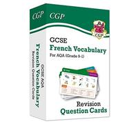Gcse Aqa French: Vocabulary Revision Question Cards (For Exams In 2025)